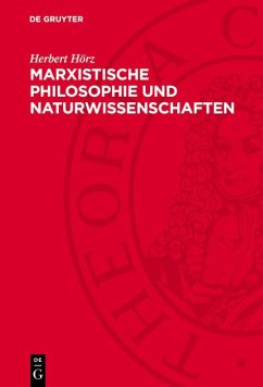 Cover Marxistische Philosophie und Naturwissenschaften (eBook, PDF)