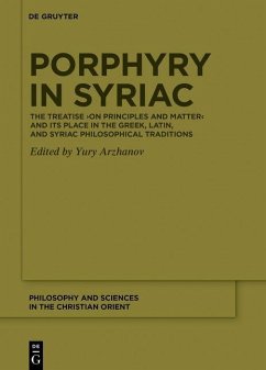 Porphyry in Syriac (eBook, ePUB)
