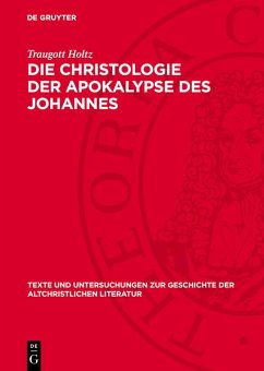 Cover Die Christologie der Apokalypse des Johannes (eBook, PDF)
