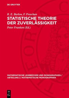 Cover Statistische Theorie der Zuverlässigkeit (eBook, PDF)