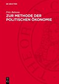 Zur Methode der politischen Ökonomie (eBook, PDF)