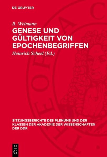 Genese und Gültigkeit von Epochenbegriffen (eBook, PDF)