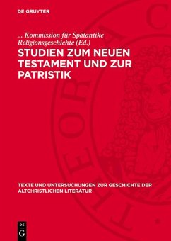 Studien zum Neuen Testament und zur Patristik (eBook, PDF)