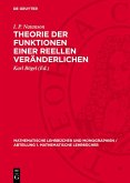 Theorie der Funktionen einer reellen Veränderlichen (eBook, PDF) Theorie der Funktionen einer reellen Veränderlichen (eBook, PDF)