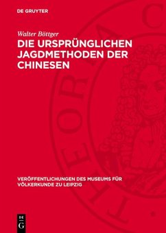 Cover Die ursprünglichen Jagdmethoden der Chinesen (eBook, PDF)