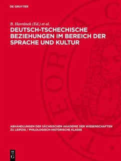 Deutsch-tschechische Beziehungen im Bereich der Sprache und Kultur (eBook, PDF) Cover Deutsch-tschechische Beziehungen im Bereich der Sprache und Kultur (eBook, PDF)
