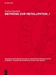 Beiträge zur Metallphysik, I (eBook,... - Bild 1
