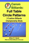 Carom Billiards: Full Table Circle Patterns - 3-Cushion Billiards Championship Shots (eBook, ePUB)