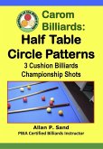 Carom Billiards: Half Table Circle Patterns - 3-Cushion Billiards Championship Shots (eBook, ePUB)