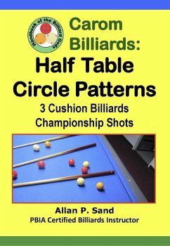 Cover Carom Billiards: Half Table Circle Patterns - 3-Cushion Billiards Championship Shots (eBook, ePUB)