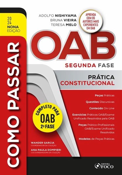 Como Passar na OAB 2ª Fase - Prática Constitucional - 9ª Ed - 2024 (eBook, ePUB)