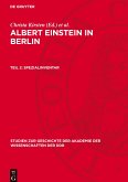 Albert Einstein in Berlin, Teil 2, Spezialinventar