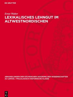 Cover Lexikalisches Lehngut im Altwestnordischen