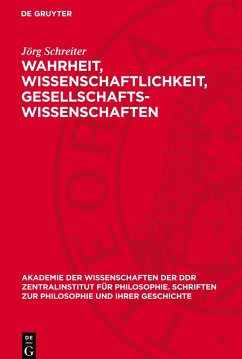 Cover Wahrheit, Wissenschaftlichkeit, Gesellschaftswissenschaften