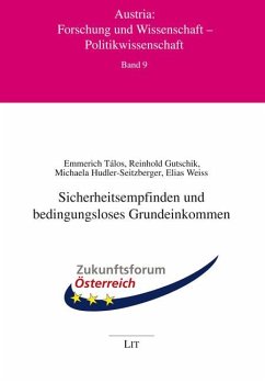 Sicherheitsempfinden und bedingungsloses Grundeinkommen - Tálos, Emmerich; Gutschik, Reinhold; Hudler-Seitzberger, Michaela; Weiss, Elias