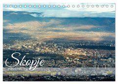 Skopje - Nordmazedoniens überraschende Hauptstadt (Tischkalender 2025 DIN A5 quer), CALVENDO Monatskalender - Calvendo;Drachenkind-Fotografie