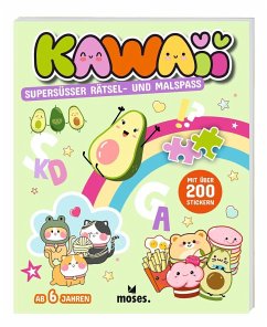 KAWAII Supersüßer Rätsel- und Malspaß