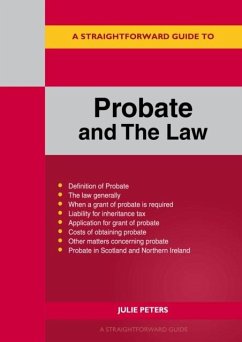 Cover A Straightforward Guide to Probate and The Law