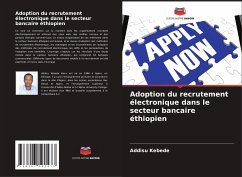 Adoption du recrutement électronique dans le secteur bancaire éthiopien - Kebede, Addisu