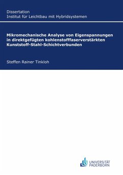 Mikromechanische Analyse von Eigenspannungen in direktgefügten kohlenstofffaserverstärkten Kunststoff-Stahl-Schichtverbunden - Tinkloh, Steffen Rainer