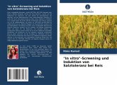 "In vitro"-Screening und Induktion von Salztoleranz bei Reis
