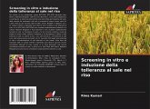 Screening in vitro e induzione della tolleranza al sale nel riso