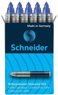 Cover Schneider Tintenrollerpatronen Universal 852, M blau, 5er Schachtel