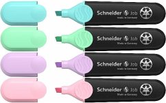 Cover Schneider Textmarker Job Pastell, 4er Set