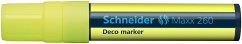 Cover Schneider Kreidemarker Maxx 260, gelb, Blockspitze 5+15mm