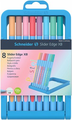 Cover Schneider Kugelschreiber Slider Edge XB Pastell, 8er Set