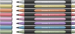 Cover Schneider Metallicliner 020 Paint-It 1-2 mm, 8er Set