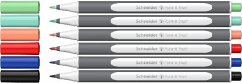 Cover Schneider Brushpen Paint-It 070 sortiert, Karton-Etui 6er Set V2 5+1
