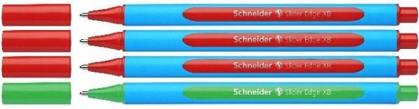Schneider Kugelschreiber Slider Edge XB 4ert Set, Lehrer-Korrekturset Schneider Kugelschreiber Slider Edge XB 4ert Set, Lehrer-Korrekturset