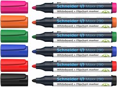 Cover Schneider Whiteboard-Marker Maxx 290, 6er Set sortiert, 5+1 Aktion