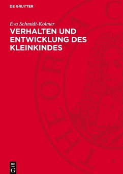 Cover Verhalten und Entwicklung des Kleinkindes