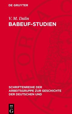 Cover Babeuf-Studien