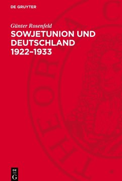 Cover Sowjetunion und Deutschland 1922-1933