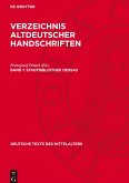 Verzeichnis altdeutscher Handschriften, Band 1, Stadtbibliothek Dessau