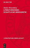 Literaturwissenschaftliche Germanistik