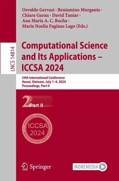 Cover Computational Science and Its Applications - ICCSA 2024