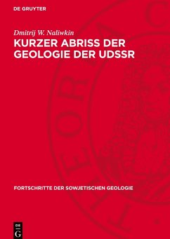 Cover Kurzer Abriss der Geologie der UdSSR