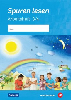 Cover Spuren lesen 3/4 - Ausgabe 2023 für die Grundschule. Arbeitsheft