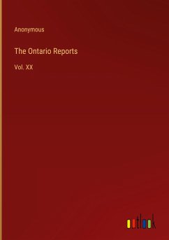 The Ontario Reports - Anonymous