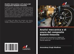 Analisi meccanica e di usura del composito Babbitt-Ilmenite - Wadhwa, Amandeep Singh