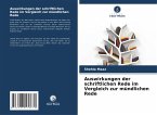 Auswirkungen der schriftlichen Rede im Vergleich zur mündlichen Rede