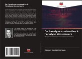 De l'analyse contrastive à l'analyse des erreurs