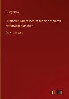 Humboldt: Monatsschrift für die gesamten Naturwissenschaften