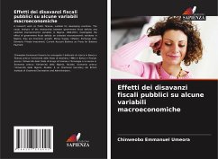 Cover Effetti dei disavanzi fiscali pubblici su alcune variabili macroeconomiche