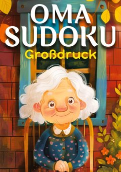 Cover Oma Sudoku Großdruck   Geschenk für Oma