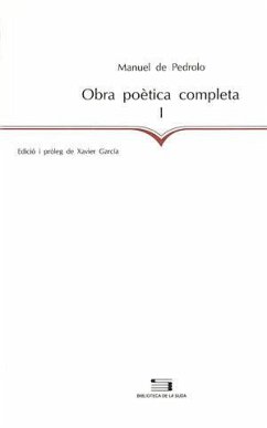 Obra poètica completa, I - Pedrolo, Manuel De